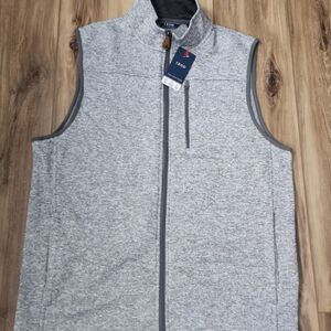 Izod Men's Heather Gray Vest